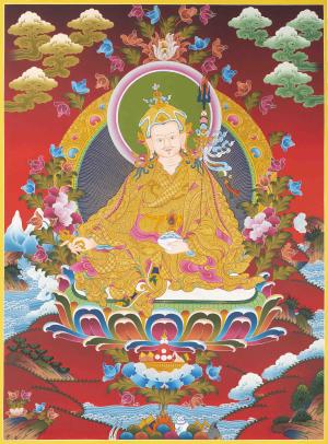 Precious Master Guru Rinpoche | Padmasambhava Thangka | Lotus-Born Guru